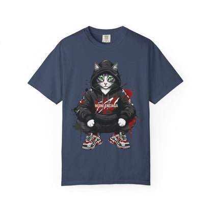 Meowlenciaga Cat Graphic T-Shirt | Streetwear Hoodie Cat Illustration