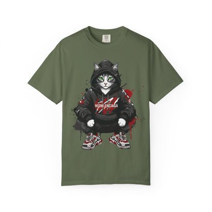 Meowlenciaga Cat Graphic T-Shirt | Streetwear Hoodie Cat Illustration