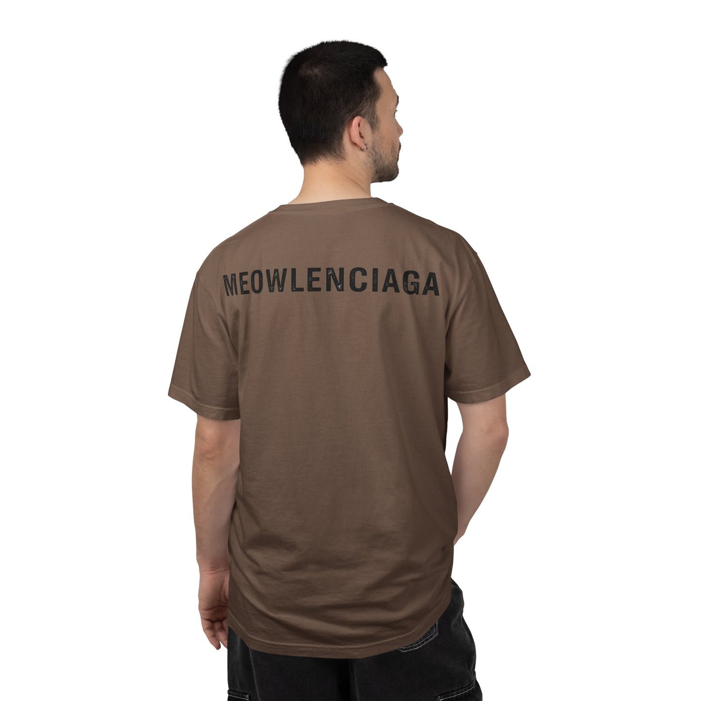 Meowlenciaga Cat Graphic T-Shirt | Streetwear Hoodie Cat Illustration