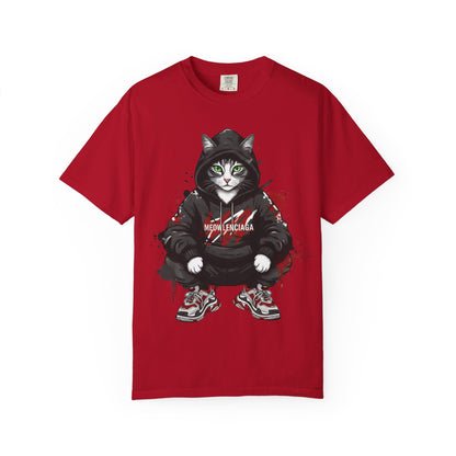 Meowlenciaga Cat Graphic T-Shirt | Streetwear Hoodie Cat Illustration