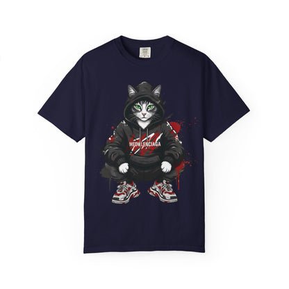 Meowlenciaga Cat Graphic T-Shirt | Streetwear Hoodie Cat Illustration