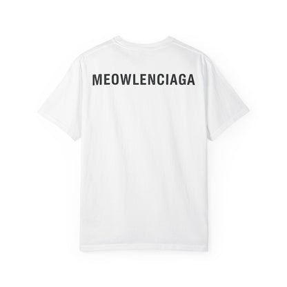 Meowlenciaga Cat Graphic T-Shirt | Streetwear Hoodie Cat Illustration